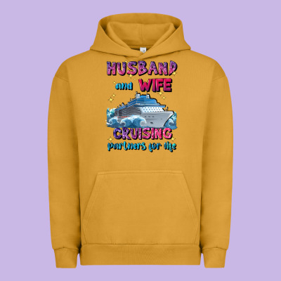 Husband And Wife Cruising Partners For Life Urban Hoodie Designed By Jahusdesignshop