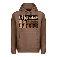 Chestnut melanin american flag Premium Hoodie - HRA Design Shop