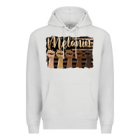 Dove Grey melanin american flag Premium Hoodie - HRA Design Shop