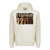 Oatmeal Heather melanin american flag Premium Hoodie - HRA Design Shop
