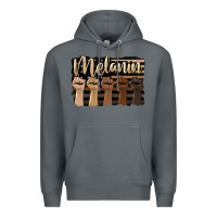 Rock melanin american flag Premium Hoodie - HRA Design Shop