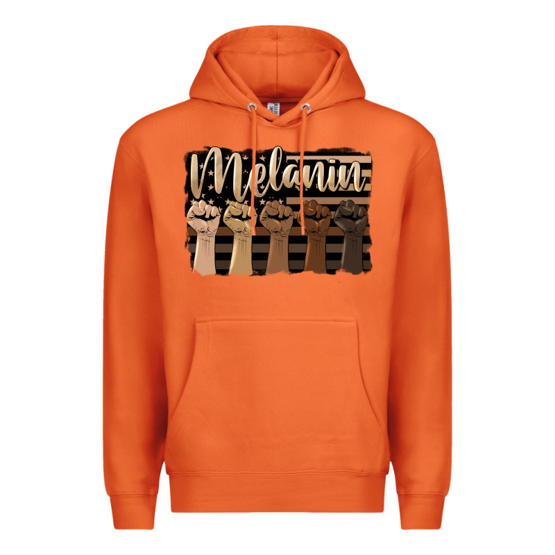 Melanin American Flag Premium Hoodie by HRA Design Shop | Teevron