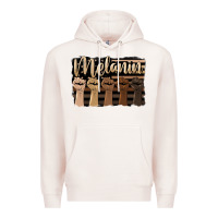 Pale Pink melanin american flag Premium Hoodie - HRA Design Shop