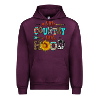 Mauve Wine a little country a little hood Urban Hoodie - AdoDesignShop