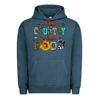 Pigment Midnight Navy a little country a little hood Urban Hoodie - AdoDesignShop