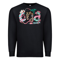 Black floral cna certified nursing assistant Premium Sweatshirt - RanaPortraitStore