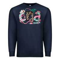 Navy floral cna certified nursing assistant Premium Sweatshirt - RanaPortraitStore