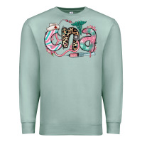Seafoam floral cna certified nursing assistant Premium Sweatshirt - RanaPortraitStore