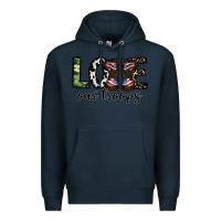 Navy love our troops Premium Hoodie - CowhideDigitalArt