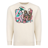 Sandshell floral rn registered nurse Premium Sweatshirt - RanaPortraitStore