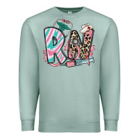 Seafoam floral rn registered nurse Premium Sweatshirt - RanaPortraitStore
