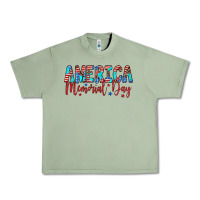 Oil Green america memorial day Urban Heavy Tee - Artiststas