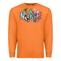 Carrot floral nurse Premium Sweatshirt - RanaPortraitStore
