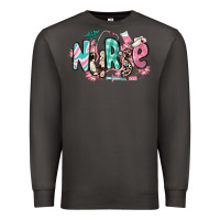 Smoke floral nurse Premium Sweatshirt - RanaPortraitStore