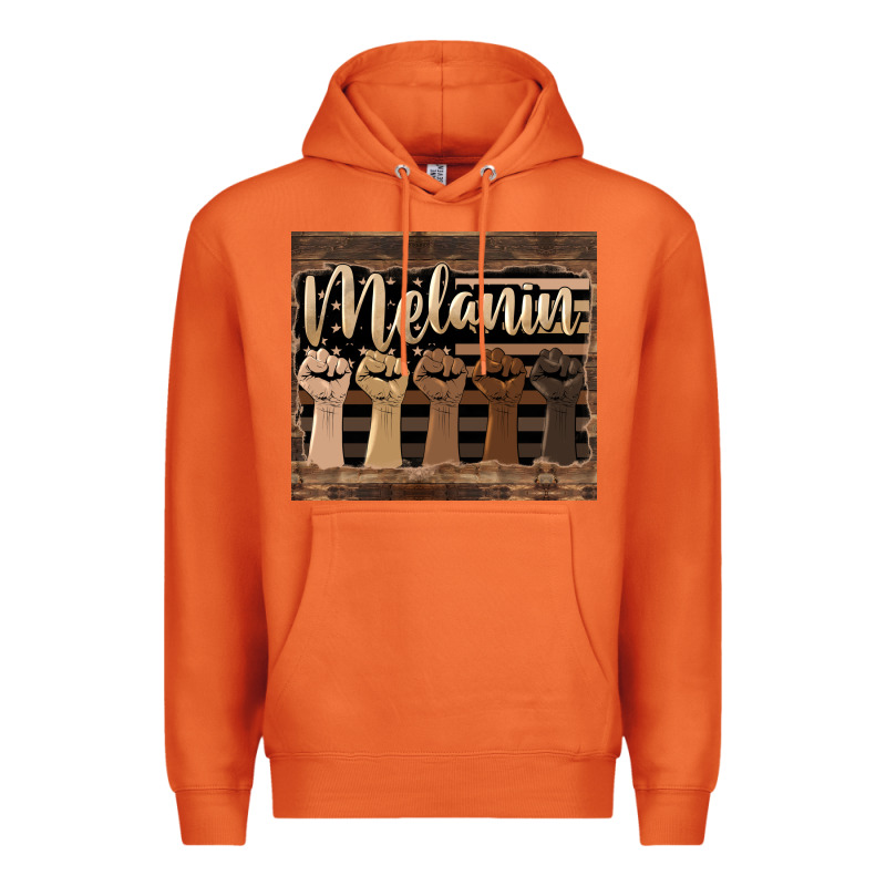 Melanin American Flag Premium Hoodie by HRA Design Shop | Teevron