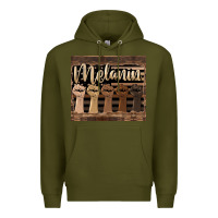 Army Green melanin American flag Premium Hoodie - HRA Design Shop