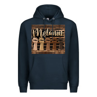 Navy melanin American flag Premium Hoodie - HRA Design Shop