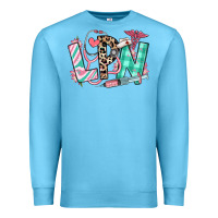 Ocean Blue floral lpn licensed practical nurse Premium Sweatshirt - RanaPortraitStore