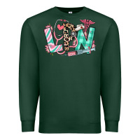 Sports Green floral lpn licensed practical nurse Premium Sweatshirt - RanaPortraitStore