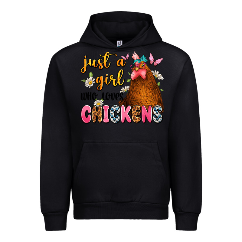 Just A Girl Who Loves Chickens Urban Hoodie by JahusDesignShop | Teevron