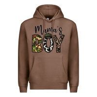 Chestnut mama's boy Premium Hoodie - CowhideDigitalArt