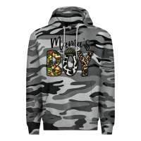 Slate Camo mama's boy Premium Hoodie - CowhideDigitalArt