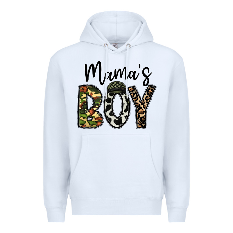 Mama's Boy Premium Hoodie by CowhideDigitalArt | Teevron