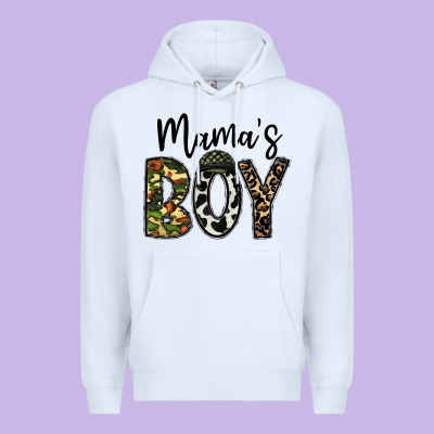 Mama's Boy Premium Hoodie Designed By Cowhidedigitalart