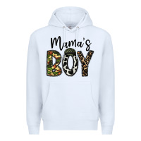 White mama's boy Premium Hoodie - CowhideDigitalArt