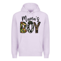 Lilac mama's boy Premium Hoodie - CowhideDigitalArt