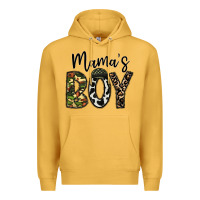 Mustard mama's boy Premium Hoodie - CowhideDigitalArt
