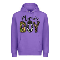 Purple mama's boy Premium Hoodie - CowhideDigitalArt
