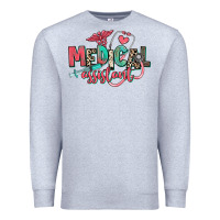 Heather Grey medical assistant Premium Sweatshirt - RanaPortraitStore
