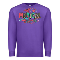 Purple medical assistant Premium Sweatshirt - RanaPortraitStore