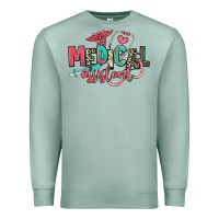 Seafoam medical assistant Premium Sweatshirt - RanaPortraitStore