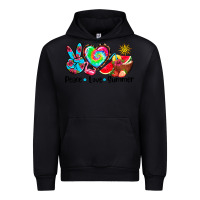 Black peace love  summer Urban Hoodie - AdoDesignShop