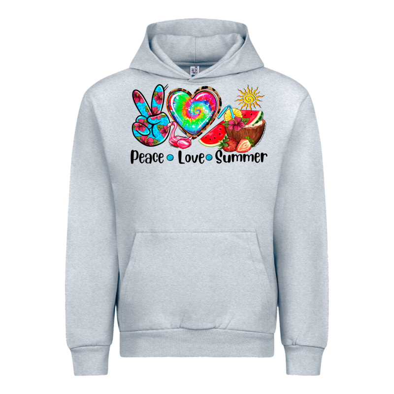 Peace Love  Summer Urban Hoodie by AdoDesignShop | Teevron