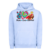 Pigment Grape Ice peace love  summer Urban Hoodie - AdoDesignShop