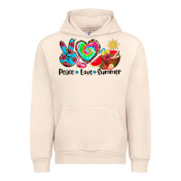 Sandshell peace love  summer Urban Hoodie - AdoDesignShop