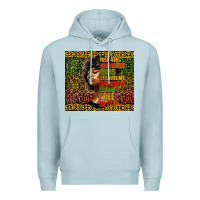Blue Mist juneteenth celebrate Premium Hoodie - HRA Design Shop