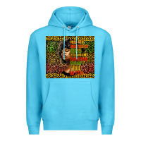 Ocean Blue juneteenth celebrate Premium Hoodie - HRA Design Shop