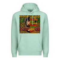 Seafoam juneteenth celebrate Premium Hoodie - HRA Design Shop