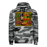 Slate Camo juneteenth celebrate Premium Hoodie - HRA Design Shop