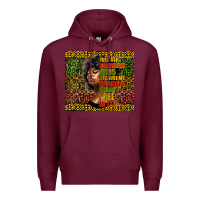 Burgundy juneteenth celebrate Premium Hoodie - HRA Design Shop