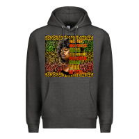 Charcoal Heather juneteenth celebrate Premium Hoodie - HRA Design Shop
