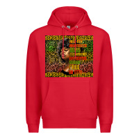 Red juneteenth celebrate Premium Hoodie - HRA Design Shop