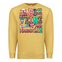 Antique Gold i like big veins and i cannot lie Premium Sweatshirt - RanaPortraitStore