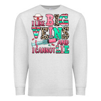Oatmeal Heather i like big veins and i cannot lie Premium Sweatshirt - RanaPortraitStore