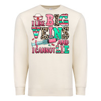 Sandshell i like big veins and i cannot lie Premium Sweatshirt - RanaPortraitStore