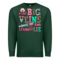 Sports Green i like big veins and i cannot lie Premium Sweatshirt - RanaPortraitStore